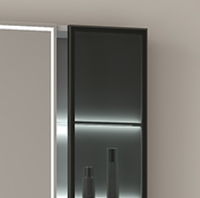 Meilleures ventes de haute qualité avec vanité en céramique blanche Armoires de salle de bain de style moderne à vendre Éclairage de vanité de salle de bain