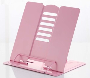 طالب الأطفال المحمولة قابل للتعديل طوي الأيدي الحرة سطح المكتب طبخ وصفة كتاب كرتون عرض حامل معدني للقراءة عقد - Product Image 3