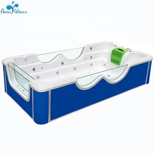 Fabrik Großhandel 6-Personen Acrylglas Massage Konstante Temperatur Ozon Baby Hydrotherapie Pool Kinder badewanne