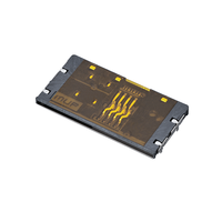 Connecteur arrière pour carte intelligente MUP, prix usine, 8 broches, DIP+SMT, technologie à friction normalement ouverte, support de circuit imprimé pour POS