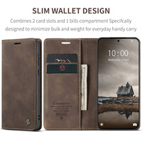 Pour Xiaomi Redmi Note 15 Pro 4G Note15 14 13 12 Pro Plus Coque arrière CaseMe 013 Étui de téléphone en cuir mat rétro à rabat antichoc