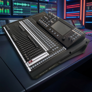MARCO T24 คอนโทรลเลอร์ดีเจดิจิตอลหน้าจอสัมผัส 7 นิ้ว 24 ช่องสัญญาณ 5 แบนด์ EQ 4 เอฟเฟค DSP พร้อมเครื่องบันทึกในตัว <span class=keywords><strong>MIDI</strong></span> ผ่าน USB - Product Image 1