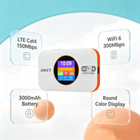 Routeur MiFi 4G LTE portable MF967, point d'accès WiFi6, 150 Mbps, WiFi de poche, écran rond
