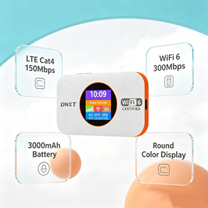 Routeur MiFi <span class=keywords><strong>4G</strong></span> LTE portable MF967, point d'accès WiFi6, 150 Mbps, WiFi de poche, écran rond - Product Image 3