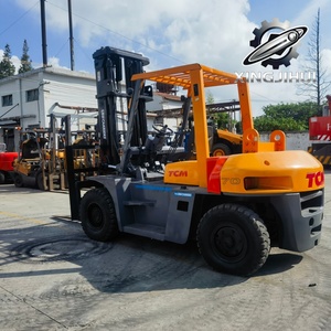 รถยก TCM FD70Z8 7 ตัน รถยกมือสองจากญี่ปุ่น 6 ตัน เครื่องยนต์อีซูซุ 6BG1 รถยกมือสอง ใช้เชื้อเพลิง 4500 มม. 7000 กก. - Product Image 2