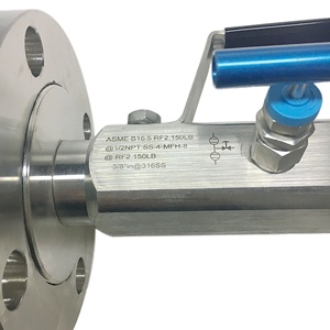 Katup Bola DBB (Double Block and Bleed Valve) Stainless Steel 316 Manual Tahan Suhu Tinggi Tipe Split 6000psig untuk Oli dan Gas - Product Image 3