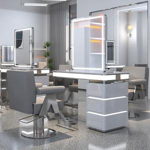 <span class=keywords><strong>Espejo</strong></span> de Peluquería con Luces LED, <span class=keywords><strong>Espejo</strong></span> Especial para Salón de Belleza y Barbería, Precio de Fábrica Meientai, Gran Venta - Product Image 4