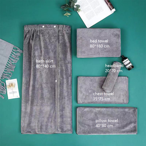 Asciugamano da bagno/testa/letto/cuscino in microfibra per salone di bellezza - Product Image 3