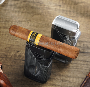 JOFI Cool Classic Quad Jet Torch <b>Lighter</b> Refillable Four-Flame <b>Windproof</b> Personalized Cigar Cutter <b>Lighter</b> for Party Use Butane - Product Image 6