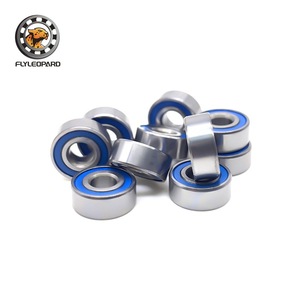 Roulement à billes à gorge profonde Flyleopard Mr104 2RS 4x10x4mm bleu scellé pour moteurs et jouets - Product Image 1