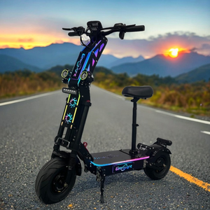 Trottinette électrique pour adultes avec application, pneus larges de 13 pouces, double moteur 40-100AH, autonomie longue portée 80-300KM, 72V G14, démarrage par carte NFC, livraison directe - Product Image 1