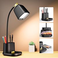 Veilleuse LED à commande tactile avec gradation progressive 3 couleurs, protection oculaire, en ABS, pour lecture au bureau et à la maison