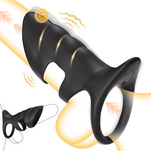 SY GM-577 Abschließbarer Silikon-Vibrationsmassagering für Männer, Wiederaufladbarer Massager, Erotikspielzeug für Erwachsene - Product Image 1