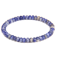 Bracelet de perles de boulier en pierre naturelle amazonite 4*6MM pour bijoux de protection énergétique