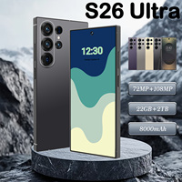 Smartphone 5G S26 Ultra de haute qualité avec grand écran de 6,9 pouces, 22 Go + 2 To, processeur Deca Core, appareil photo 108 MP, Android 15