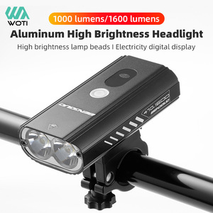 Yueli Bicycle <b>Light</b> 1600 Lumens 5200mAh Aluminum Alloy Digital Display <b>USB</b> <b>Rechargeable</b> Headlight - Product Image 2