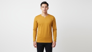 Cắt của nam giới 4way căng hồi giáo Malaysia kurta với teluk belanga Neckline cho Muslim thời trang thoải mái và thoáng khí - Product Image 2