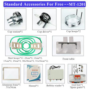 Machine à broder automatique informatisée à tête unique avec roulement et <span class=keywords><strong>moteur</strong></span> pour usage domestique et vente au détail (vente en gros) - Product Image 2