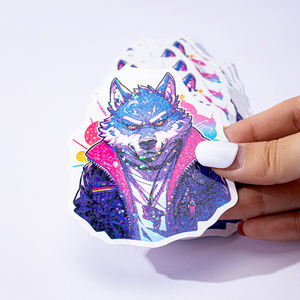 कस्टम यूव प्रतिरोधी स्क्रैच प्रूफ स्व-चिपकने वाली डाई कट पारदर्शी pvc विनाइल कार डिकल स्टिकर वाटरप्रूफ ब्रांड लोगो प्रिंटिंग - Product Image 5