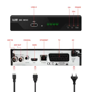 New high digital signal free to atir GX6702 DVB C DVB T2 set top box hd 4 tv box