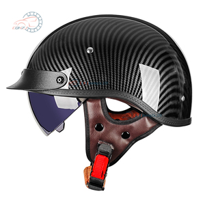 Cqhzj Người Đàn Ông Của Xe Máy Mũ Bảo Hiểm Cho Xe Đạp Điện Và Xe Máy Mùa Hè Trọng Lượng Nhẹ Mũ Bảo Hiểm Với Gương - Product Image 5