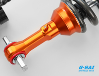 Amortisseur intelligent à commande électronique orange et noir à azote pour Ford Bronco 4x4 tout-terrain, kit de suspension sans fil télécommandé