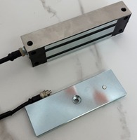 Cerradura Electromagnética de Alta Resistencia Antirrobo de 500 kg, para Puerta Simple o Doble, Control Eléctrico, Resistente al Agua
