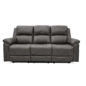 Geeksofa Meubels Modern Lederen Handmatige Fauteuil Sofa Set <span class=keywords><strong>3</strong></span> 2 1 Met <span class=keywords><strong>Console</strong></span> & Neerklapbare Tafel Voor Woonkamer - Product Image 2