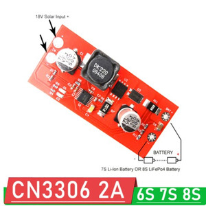 Module de chargeur de batterie solaire MPPT 18V 2A <span class=keywords><strong>Boost</strong></span> CN3306 pour batteries Li-ion LiFePO4 6S 7S 8S 24V - Product Image 3