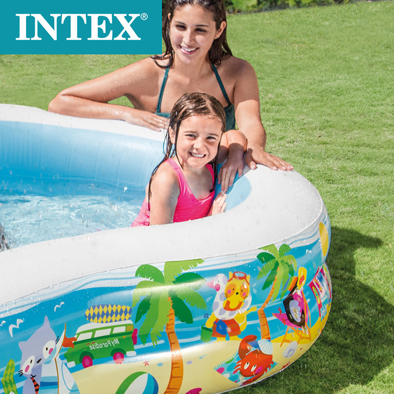 Piscinette intex pare soleil aqua - Sport & Plein air