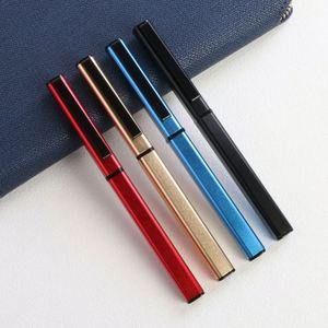 High Quality Custom Logo Promotional <b>Roller</b> Ball <b>Metal</b> Ballpoint Pen With Square Handle for School and Business Writing - Product Image 1
