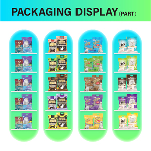 OEM工厂销售天然有机结块矿物购买优质香球形状无尘彩色粘土膨润土猫砂 - Product Image 6