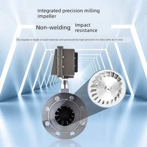 Industriële roestvrijstalen stikstof- en perslucht-gasturbine flowmeter 4-20mA RS485 CO2 pulsuitgang voor aardgas - Product Image 2