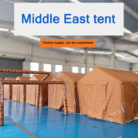 Tente gonflable tente de camping tente extérieure en toile oxford imperméable Qatar/Koweït/EAU tente de camping gonflable extérieure