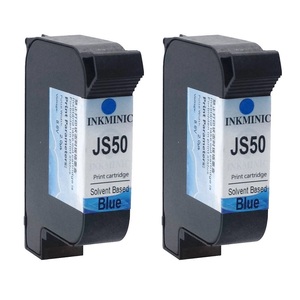 Cartucho de Tinta Azul a Base de Solvente JS50 de Buena Calidad con Chip para Impresora de Inyección de Tinta Térmica Meenjet Mxpro Mxplus Serie Mx TIJ - Product Image 6