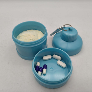 Factory Price <strong>Plastic</strong> <strong>Mini</strong> Barrel 100-200ml Direct Drinking for Whey for Protein Bottle Container Jar for Gym for Travel Camping - Product Image 4