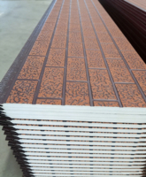 Panel Sándwich de Espuma de Poliestireno Expandido (EPS) Ligero, Panel Decorativo para Paredes Divisorias en Interiores de Edificios