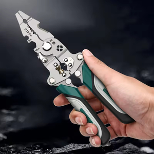 Huyo Multi-Functional Plastic Round <b>Electrician</b> Wire Stripping Combined Pulling Splitting Pliers for Peeling Winding Scissors - Product Image 4