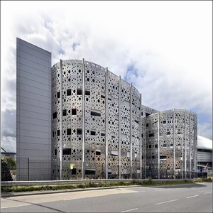 Revêtement de façade apparent en maille perforée en aluminium, personnalisable, pour mur-rideau, pour achats en ligne sur le <span class=keywords><strong>site</strong></span> Alibaba - Product Image 6