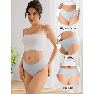 String sexy en dentelle pour femme, taille mi-haute, sans couture, sous-vêtements basiques - Product Image 5