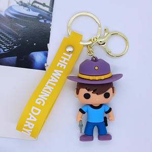 Nuovo Portachiavi Creativo Cartoon <span class=keywords><strong>Walking</strong></span> <span class=keywords><strong>Dead</strong></span>, Ciondolo per Borsa e Auto, Accessori Regalo all'Ingrosso - Product Image 4