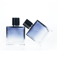 Parfum de Cologne pour Homme Bleu Noir Pharmacie 30ml 50ml 100ml Vaporisateur en Verre pour Huile Corps avec Boîtes en Papier Emballage