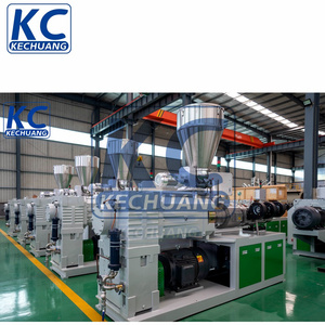 KC2026อัดรีดสกรูคู่ SJSZ65/132สำหรับท่อ PVC/upvc โปรไฟล์พลาสติกพีวีซีแผ่นพีวีซีสองสกรู - Product Image 3