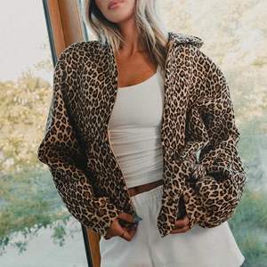 <span class=keywords><strong>Felpa</strong></span> con cappuccio stile europeo Street Vintage leopardato in cotone antirughe <span class=keywords><strong>felpa</strong></span> con cerniera Hip Hop - Product Image 6