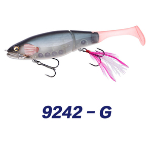 Señuelos de Pesca de Hundimiento Lento 160mm 35g I Brake Whopper con Cola Suave para Lucio y Lubina, Señuelos Duros, Accesorios de Pesca Artificial - Product Image 5