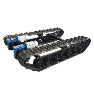 Châssis à chenilles multifonctionnel personnalisé pour la construction, capacité de charge de 300 kg, moteurs de 1200 W - Product Image 1