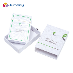 Cartes à jouer écologiques de qualité supérieure jeux de cartes à jouer de poker mat imprimés personnalisés avec boîte-cadeau de type tiroir - Product Image 3
