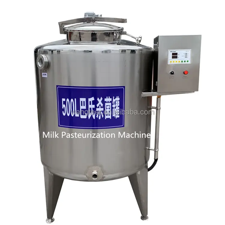 SS304 50L 100 एल 150L 200L 300L 500 लीटर Pasteurization टैंक प्रक्रिया दूध Pasteurizer