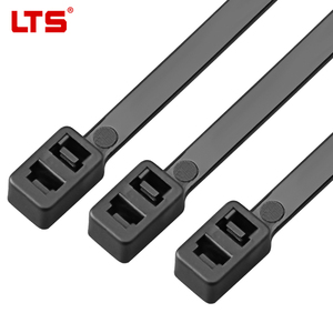 LTS Selbstsichernder schwarzer doppelseitiger Nylon-Kabelbinder 4,8x250mm CE-zertifiziert hitzebeständig flammhemmend 94V-2 für Autos und LKWs - Product Image 6