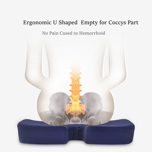 Fundas Extraíbles para Silla de Oficina Ergonómica OEM Personalizadas, Cojines de Asiento Antideslizantes de Espuma Viscoelástica para Estar Sentado por Tiempo Prolongado - Product Image 3